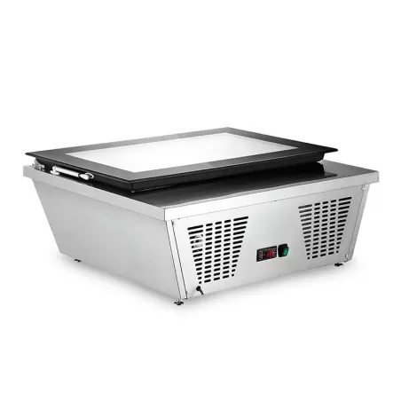 Urna Exhibidora para Helados 4 Bandejas 15 x 29 x 34 Pulgadas QUANTUM PRO VTD-87L