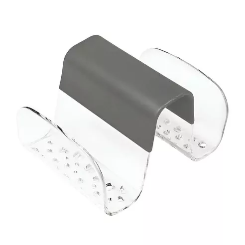 Porta Esponja Doble de Silicon Gris Claro TOVOLO 07612CDU