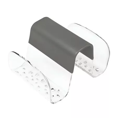 Porta Esponja Doble de Silicon Gris Claro TOVOLO 07612CDU