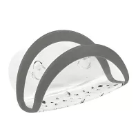 Porta Esponja con Succion de Silicon Gris Claro TOVOLO 07712CDU