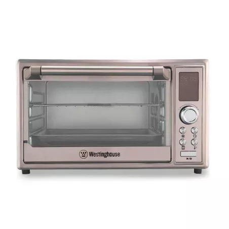 Tostador + Freidor Plateado de Aire de 25 Litros WESTINGHOUSE WKTOKFE1823