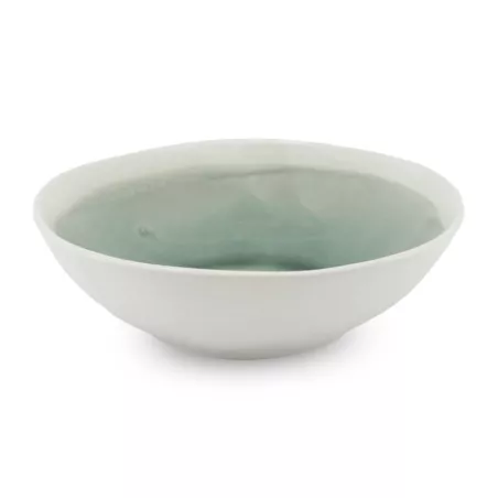 Bowl Redondo de Ceramica 20 x 6.5 Centimetros Verde Claro BELLARTE LDX-W00391