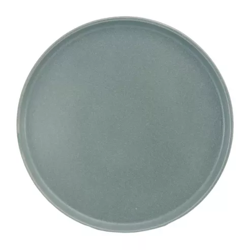 Plato Redondo de Ceramica 26.5 Centimetros Gris BELLARTE LDX-P00389
