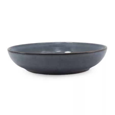Bowl Redondo de Ceramica 21 x 5 Centimetros Gris BELLARTE LDX-W00289