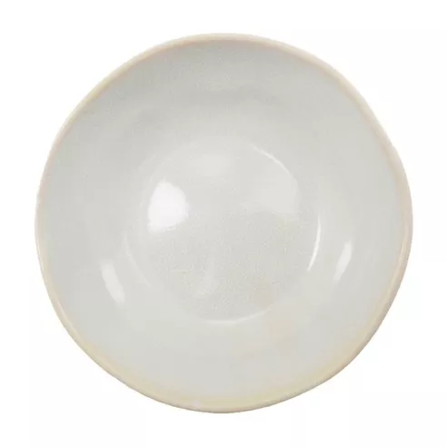 Bowl Redondo de Ceramica 18 x 5 Centimetros Blanco Hueso BELLARTE LDX-W00261