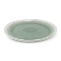 Plato Redondo de Ceramica 20 Centimetros Verde BELLARTE LDX-P00542