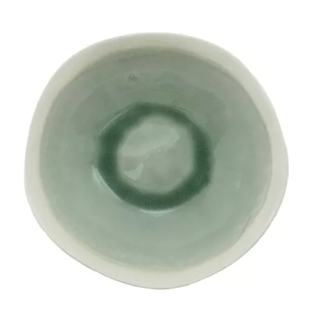 Bowl Redondo de Ceramica 20 x 6.5 Centimetros Verde Claro BELLARTE LDX-W00391