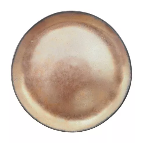 Plato Redondo de Ceramica 20 Centimetros Cafe BELLARTE LDX-P00618