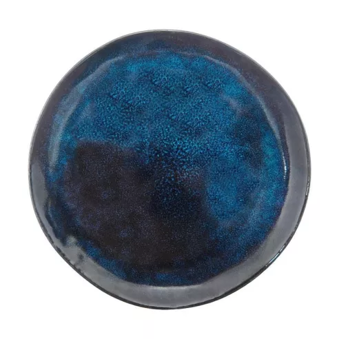 Plato Redondo de Ceramica 20 Centimetros Azul BELLARTE LDX-P00015