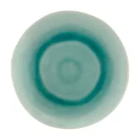 Plato Redondo de Ceramica 27.8 Centimetros Verde BELLARTE LDX-P00127 2