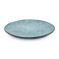 Plato Redondo de Ceramica 20 Centimetros Celeste BELLARTE LDX-P00556