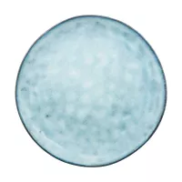 Plato Redondo de Ceramica 20 Centimetros Celeste BELLARTE LDX-P00556 2