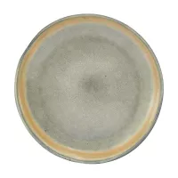 Plato Istanbul Redondo Coupe de Ceramica 11 Pulgadas Color Azul / Verde MASTER CHEF AZ27-1 2