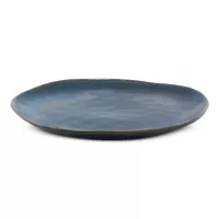 Plato Varsovia Coupe de Ceramica 11.5 Pulgadas Color Azul MASTER CHEF AZ1-1