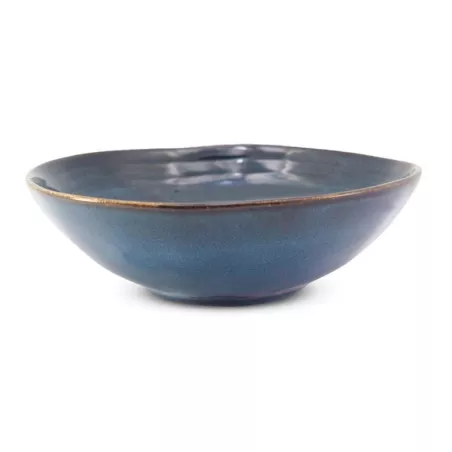Bowl Varsovia Redondo Coupe de Ceramica 10 Pulgadas Color Azul MASTER CHEF AZ1-3