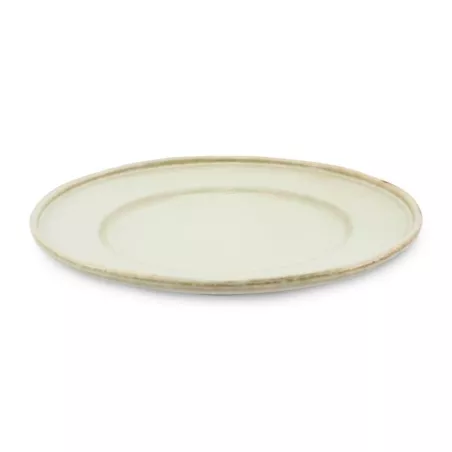 Plato Atenas de Ceramica de Borde Ancho 11.5 Pulgadas Color Gris MASTER CHEF AZ26-3