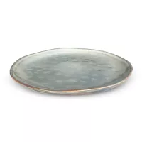 Plato Austin Redondo Coupe 11.5 Pulgadas Color Gris/ Verde MASTER CHEF AZ15-1