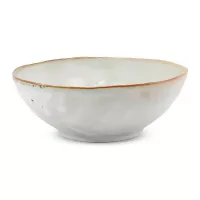 Bowl Redondo de Ceramica 9.5 Pulgadas Color Beige/Gris MASTER CHEF A3