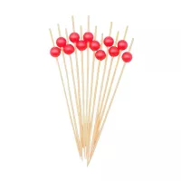 Pincho de Bambu de Bola de 12 Centimetros, Paquete de 50 Unidades TIPS ARK25-35
