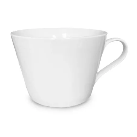 Taza de Porcelana de 450 Mililitros Blanca ARNI C0979