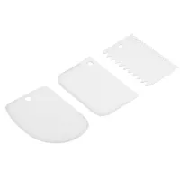Rasqueta Plastica, Set de 3 Unidades MASTER CHEF 0760875