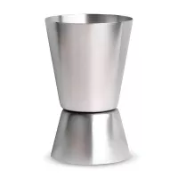 Medida de Licor de  Acero Inoxidable de 1/2 & 1 Onza  KING METAL JI21