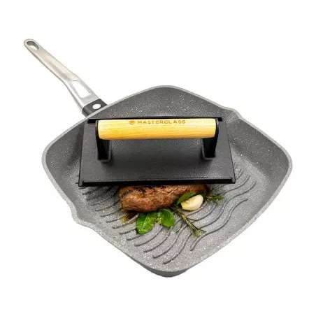 Prensa para Parrilla de Hierro Fundido 21 x 11 x 6.5 Centimetros KITCHENCRAFT MCGRILLPRESS