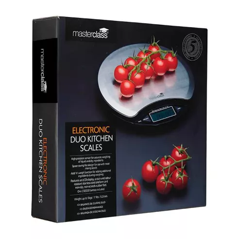 Romana Redonda Digital de 5 Kilogramos KITCHENCRAFT MCSCALE35
