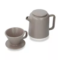 Juego de Cafe de Ceramica, Set de Filtro LA CAFETIERE LCPOUROVERGRY