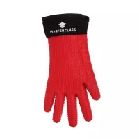 Guante Individual de Silicon Rojo para Horno  KITCHENCRAFT MCSILGLOVEFING