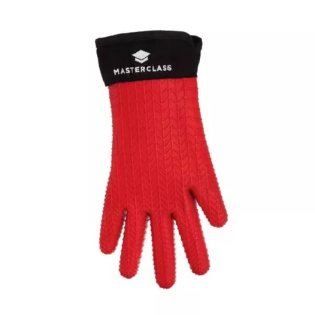Guante Individual de Silicon Rojo para Horno  KITCHENCRAFT MCSILGLOVEFING