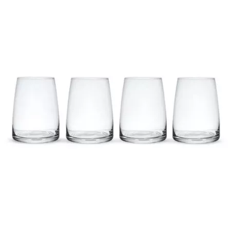 Vasos Stembless Parlermo de 350 Mililitros, Set de 4 Piezas MIKASA MKPALDOF4PC