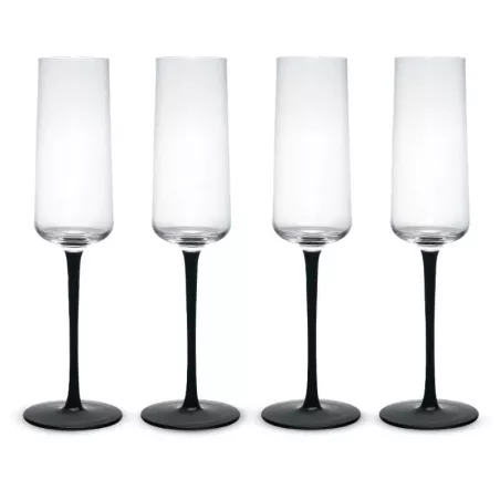 Copa Flauta Parlermo de 250 Mililitros, Set de 4 Piezas MIKASA MKPALFLU4PC