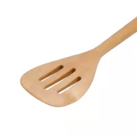 Espatula Ranurada de Madera de Abedul 32.5 Centimetros KITCHEN AID KQR702OHE 2