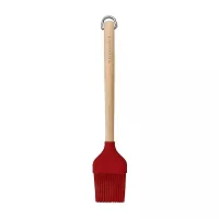 Brocha Pastelera de Madera de Abedul con Cabezal de Silicon Rojo 22 Centimetros KITCHEN AID KQR733OHERE