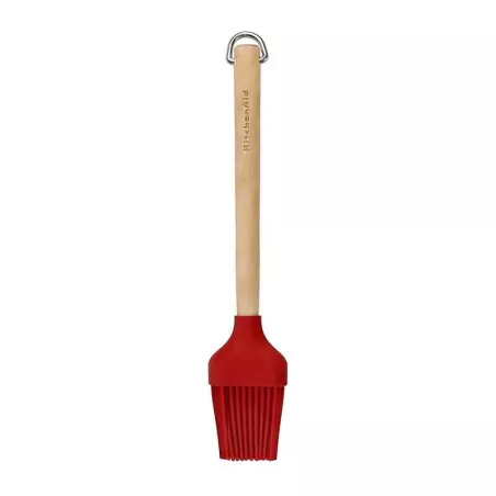 Brocha para Adobo de Madera de Abedul con Cabezal de Silicon Rojo 30 Centimetros KITCHEN AID KQR753OHERE