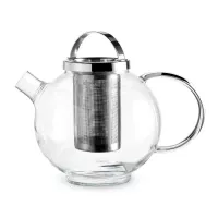 Tetera de Vidrio Darjeeling con Infusor de Acero Inoxidable para Te LA CAFETIERE LCDARTPOT4CP