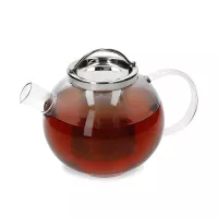 Tetera de Vidrio Darjeeling con Infusor de Acero Inoxidable para Te LA CAFETIERE LCDARTPOT4CP 2