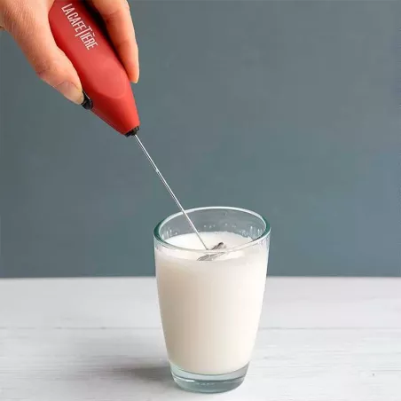 Espumador para Leche de Bateria Rojo LA CAFETIERE LCFRXRED