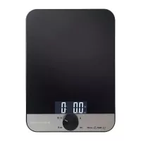 Balanza Digital para Cocina de Vidrio para 11 Libras Negro KITCHEN AID KQ908G