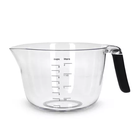 Bowl Plastico para Batir de 8 Tazas con Mango Negro KITCHEN AID KQG078OSOBE