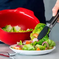 Pinzas de Bloqueo Laterales con Punta de Silicon 12 Pulgadas Negro KITCHEN AID KQG205OHOBE 2