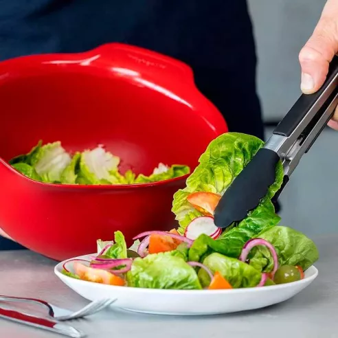 Pinzas de Bloqueo Laterales con Punta de Silicon 12 Pulgadas Negro KITCHEN AID KQG205OHOBE