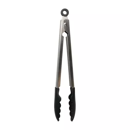 Pinza de Acero Inoxidable con Punta de Silicon Negro KITCHEN AID KQG094OHOBE