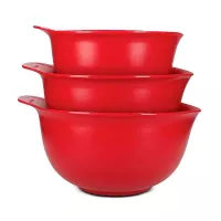 Bowl Mezclador Rojo, Set de 3 Unidades KITCHEN AID KQG175OSERE