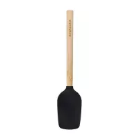 Cuchara Espatula de Bambu con Punta de Silicon Negro KITCHEN AID KQG630OHOBE