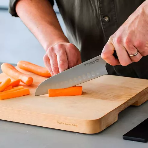 Cuchillo Santoku Gourmet 7 Pulgadas con Funda KITCHEN AID KOG7IKSSOHOBA