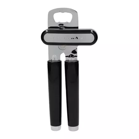 Abrelatas Clasico de Acero Inoxidable con Puno Negro KITCHEN AID KCG199OHOBE