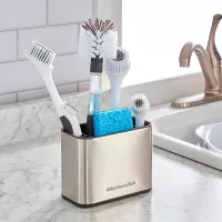 Porta Cepillos de Acero Inoxidable para Fregadero KITCHEN AID KEG784OSSSA 2