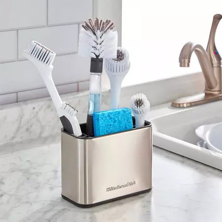 Porta Cepillos de Acero Inoxidable para Fregadero KITCHEN AID KEG784OSSSA
